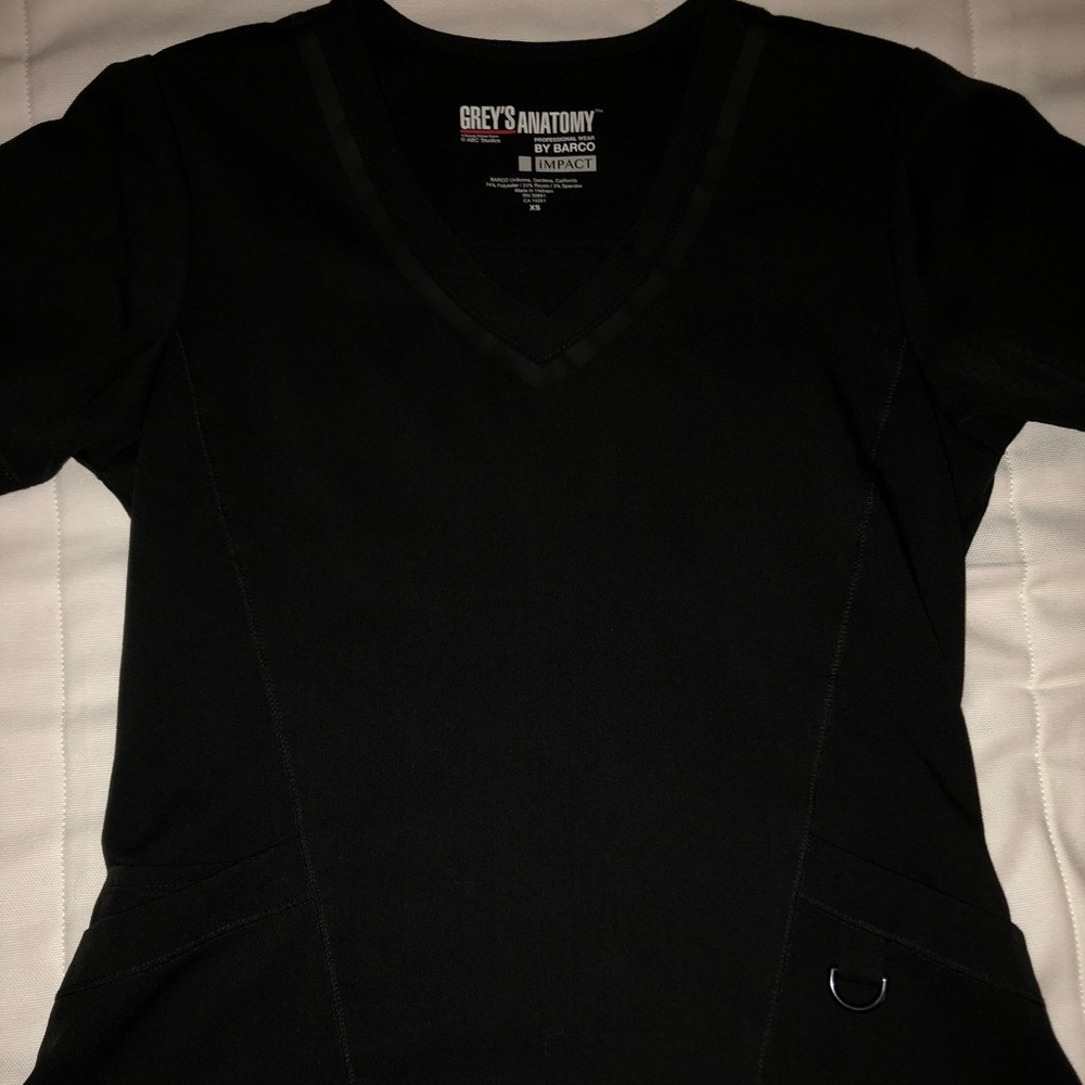 Grey’s Anatomy Black Scrubs